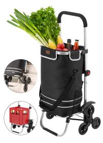 HomeLife Nákupní skládací vozík 3v1, 99 x 45 x 31 cm (VÝPRODEJ)