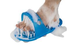 HomeLife Pedikúrní kartáč 2v1 modrý