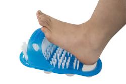 HomeLife Pedikúrní kartáč 2v1 modrý