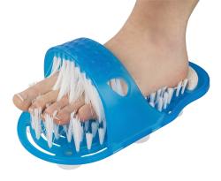 HomeLife Pedikúrní kartáč 2v1 modrý