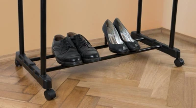 HomeLife Pojízdný stojan na šaty Duble