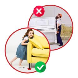 HomeLife Sada na stěhování nábytku EASYROLL 5dílná NS105