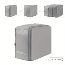 HomeLife Samokompresní skládací organizér ZIP BAG 52 x 42 x 60 cm