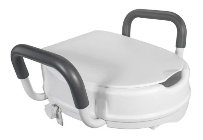 HomeLife Zvýšené sedátko na WC s poklopom a madlami DELUXE BTM580 HomeLife Zvýšené sedátko na WC s poklopom a madlami DELUXE BTM580