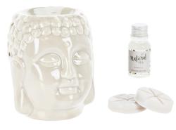 Homestyling Aroma lampa sada 4 ks SPA BUDDHA krémová Homestyling Aroma lampa sada 4 ks SPA BUDDHA krémová