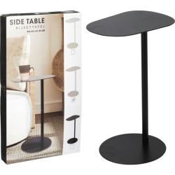 Homestyling Černý odkládací stolek kovový 35 x 53 cm