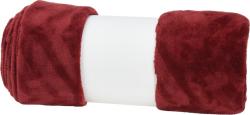 Homestyling Deka flanel 130 x 160 cm burgundy červená Homestyling Deka flanel 130 x 160 cm burgundy červená