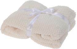 Homestyling Deka fleece 130 x 160 cm krémová Homestyling Deka fleece 130 x 160 cm krémová