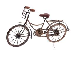 Homestyling Dekorace stojící BICYKL 47 cm měděná Homestyling Dekorace stojící BICYKL 47 cm měděná