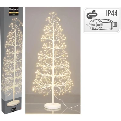 Homestyling Dekorativní světelný stromek 600 LED 100 cm