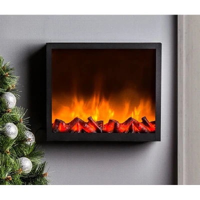 Homestyling Elektrický krb s LED plameny 41x25cm