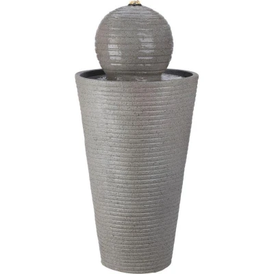 Homestyling Fontána pokojová s LED osvětlením 70 cm Modern
