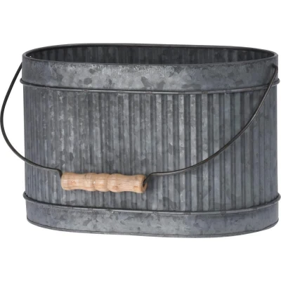 Homestyling Kvetináč dekoratívna sada 3 ks FLOWERS GARDEN ovál