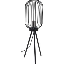 Homestyling Lampa kovová stříbrná 60 x 17,5 cm