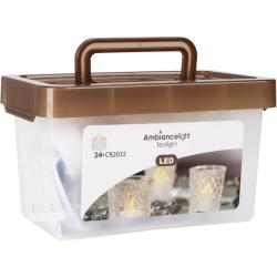 Homestyling LED čajová svíčka sada 24 ks Homestyling LED čajová svíčka sada 24 ks