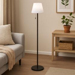Homestyling LED lampa stojanová černá 106 cm
