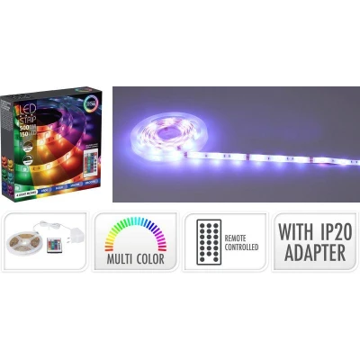 Homestyling LED pásek 5 m 150 LED RGB