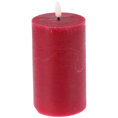 Homestyling LED svíčka sada 3 ks červená