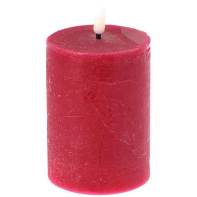 Homestyling LED svíčka sada 3 ks červená