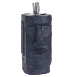 Homestyling Olejová lampa MOAI 31 cm černá