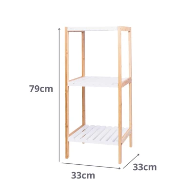 Homestyling Regál do koupelny 79 cm