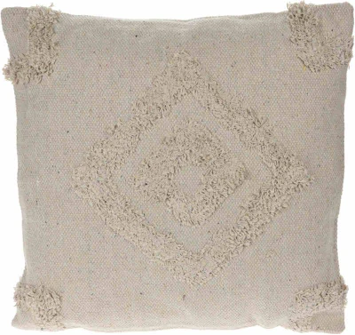 Homestyling Polštář dekorační bavlna 45 x 45 cm béžová Homestyling Polštář dekorační bavlna 45 x 45 cm béžová