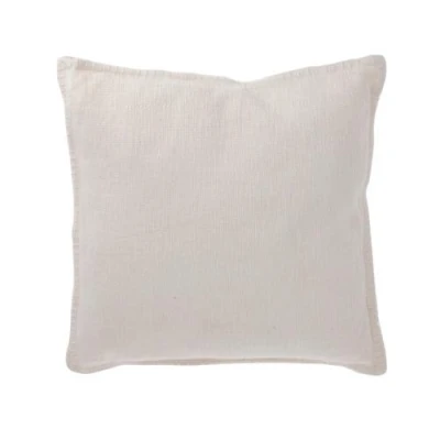 Homestyling Polštář dekorační bavlna 45 x 45 cm bílá