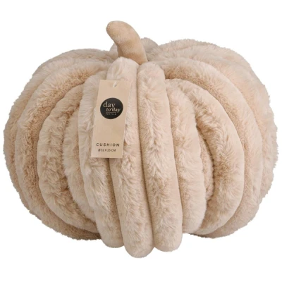 Homestyling Polštář dekorační dýně polyester 32 × 25 cm zelená