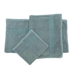 Homestyling Sada 3 ks ručníků modrozelená