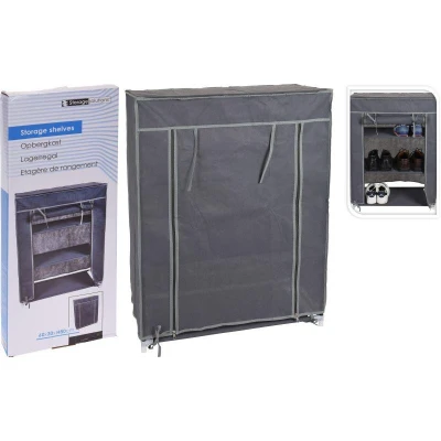 Homestyling Šatní skříň 60 x 30 x 80 cm 3 police Homestyling Šatní skříň 60 x 30 x 80 cm 3 police