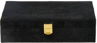 Homestyling Šperkovnice 28x19 cm černá