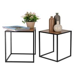 Homestyling Stolek odkládací sada 2 ks