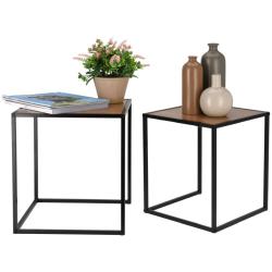 Homestyling Stolek odkládací sada 2 ks