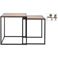 Homestyling Stolek odkládací sada 2 ks