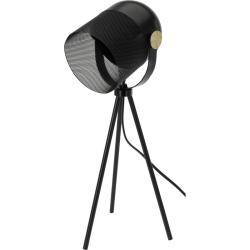 Homestyling Stolní lampa kovová černá