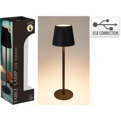 Homestyling Stolní LED lampa 36 cm černá