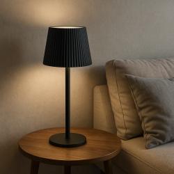 Homestyling Stolní LED lampa 36 cm černá
