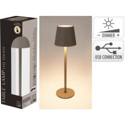 Homestyling Stolní LED lampa 36 cm taupe šedá