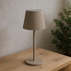 Homestyling Stolní LED lampa 36 cm taupe šedá