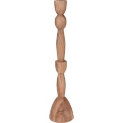Homestyling Svícen pr. 9 x 42 cm dřevěný Homestyling Svícen pr. 9 x 42 cm dřevěný