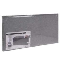 Homestyling Taburet / podsedák s úložným prostorem 76 x 40 cm tmavě šedá