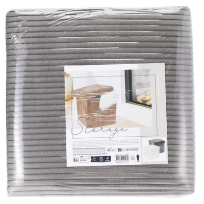 Homestyling Taburet s úložným prostorem 38 cm hnědá