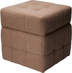 Homestyling Taburet s úložným prostorem 38x38x37 cm hnědá Homestyling Taburet s úložným prostorem 38x38x37 cm hnědá
