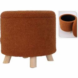 Homestyling Taburet s úložným prostorem TEDDY 40 cm hnědá Homestyling Taburet s úložným prostorem TEDDY 40 cm hnědá