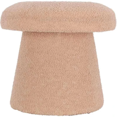 Homestyling Taburet ve tvaru houby 43 cm béžová Homestyling Taburet ve tvaru houby 43 cm béžová