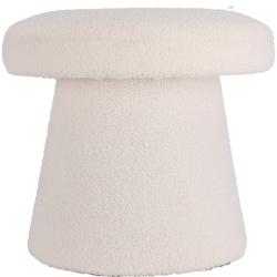 Homestyling Taburet ve tvaru houby 43 cm bílá Homestyling Taburet ve tvaru houby 43 cm bílá