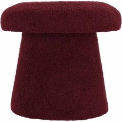 Homestyling Taburet ve tvaru houby 43 cm burgundy Homestyling Taburet ve tvaru houby 43 cm burgundy