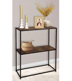 Homestyling Úložný regál 2 police 85cm