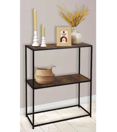 Homestyling Úložný regál 2 police 85cm