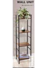 Homestyling Úložný regál 4 police 106 cm